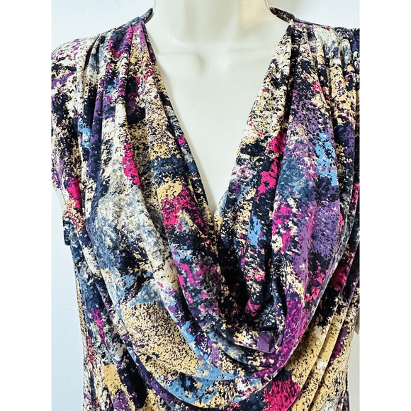 Julie Dillon Dress Size‎ 4 Multicolored Sheath Sleeveless NWT Artsy - Picture 8 of 14